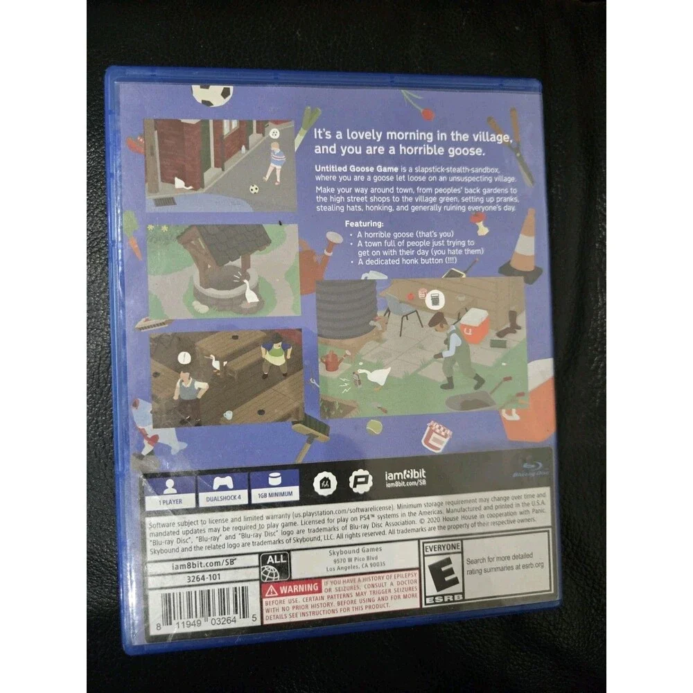Untitled Goose Game PS4 Playstation 4 CIB Complete Tested And Works